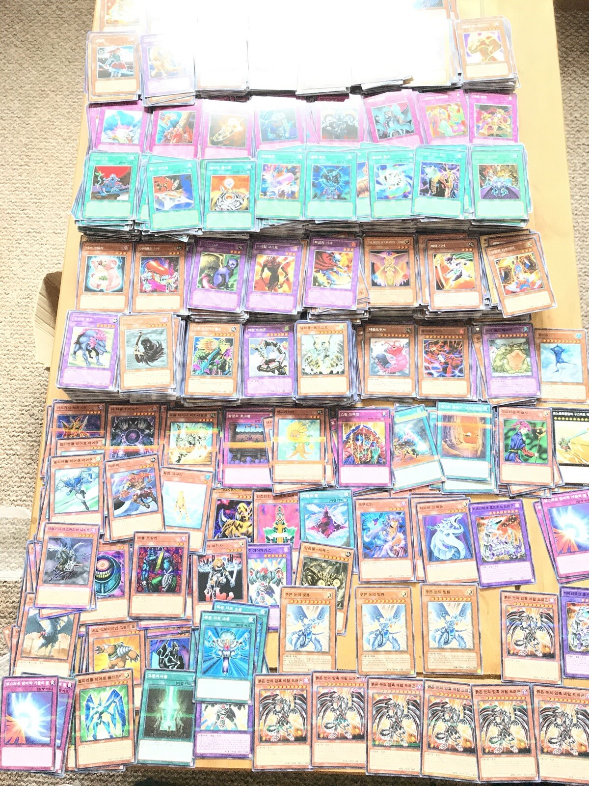 Huge Lot Korean Yugioh Cards 5000+ Collection Joblot Collectible Retro Rare Huge Lot Korean Yugioh Cards 5000+ Collection Joblot Collectible Retro Rare
