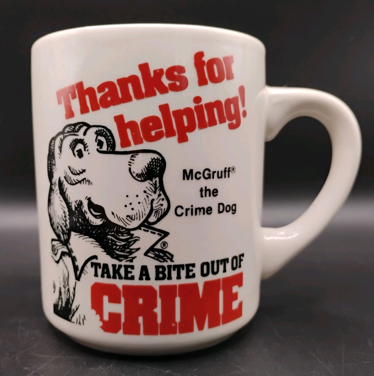 Vtg 80s McGruff the Crime Dog \