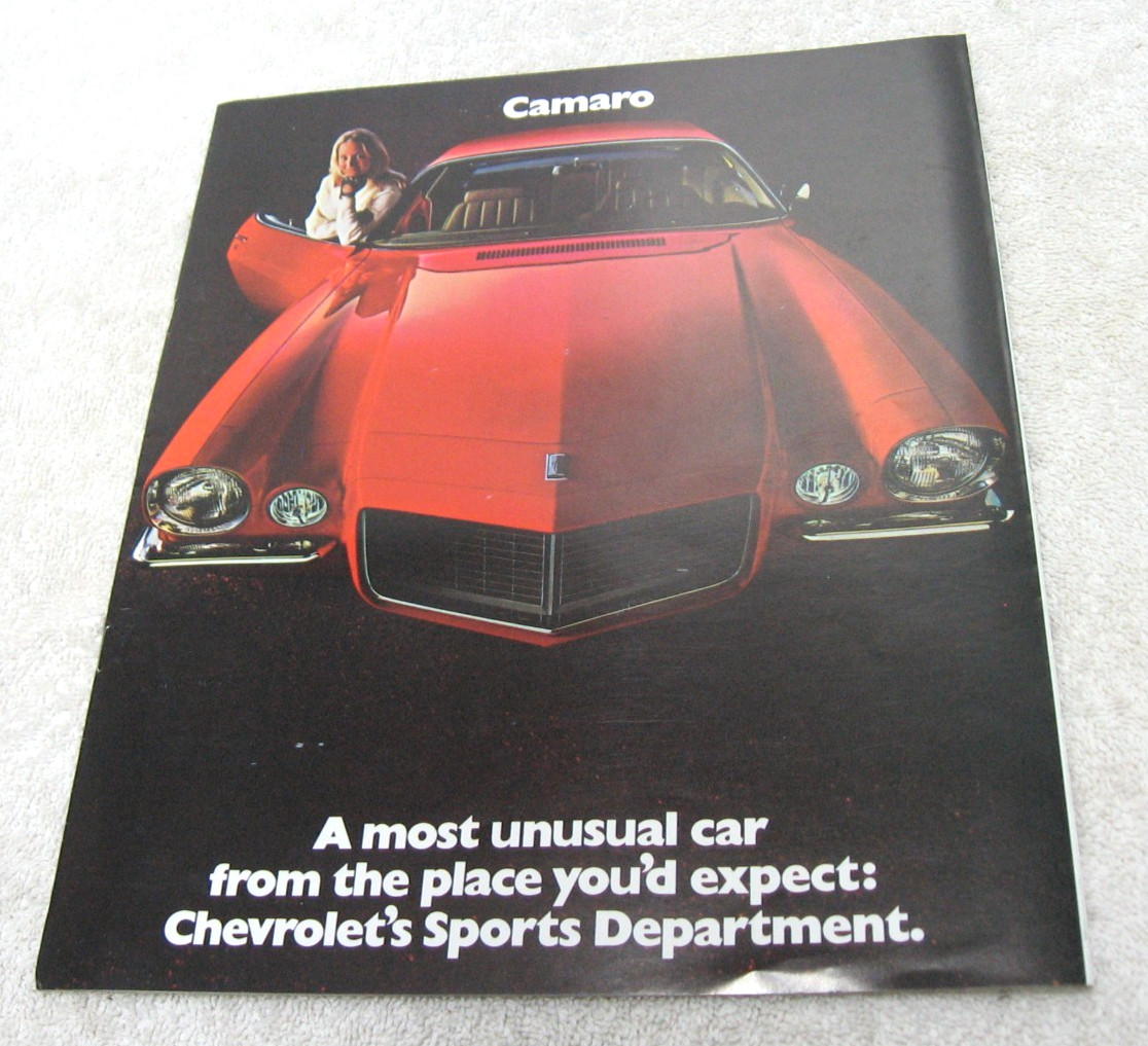 1970 CHEVROLET CAMARO RS SS Z28 16PG ORIGINAL BROCHURE 1970 CHEVROLET CAMARO RS SS Z28 16PG ORIGINAL BROCHURE