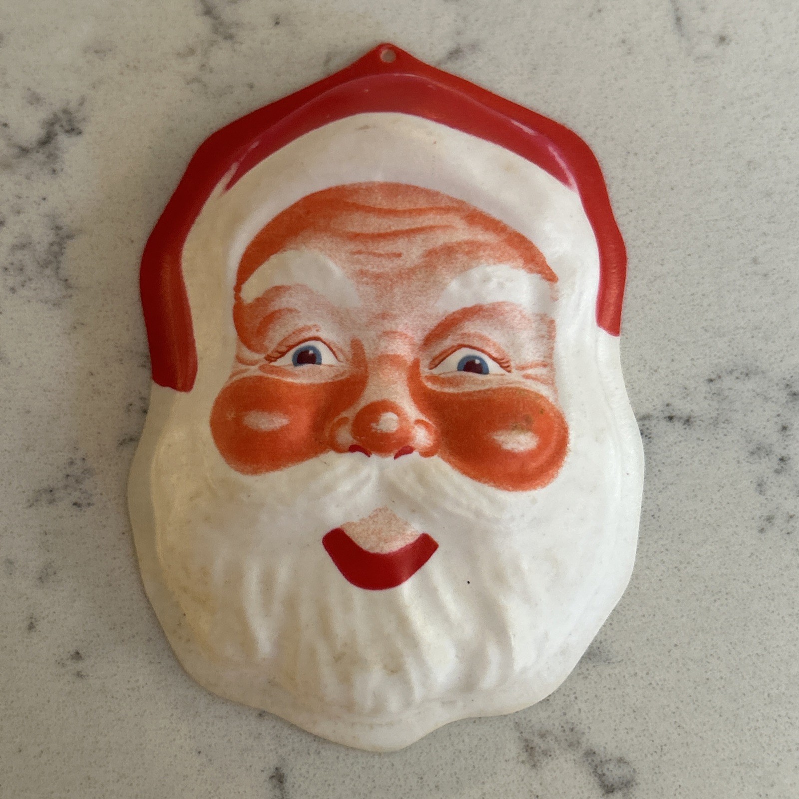 VTG 50’s Plastic Santa Face Christmas Ornament/Hanging Decor/Decoration MCM VTG 50’s Plastic Santa Face Christmas Ornament/Hanging Decor/Decoration MCM