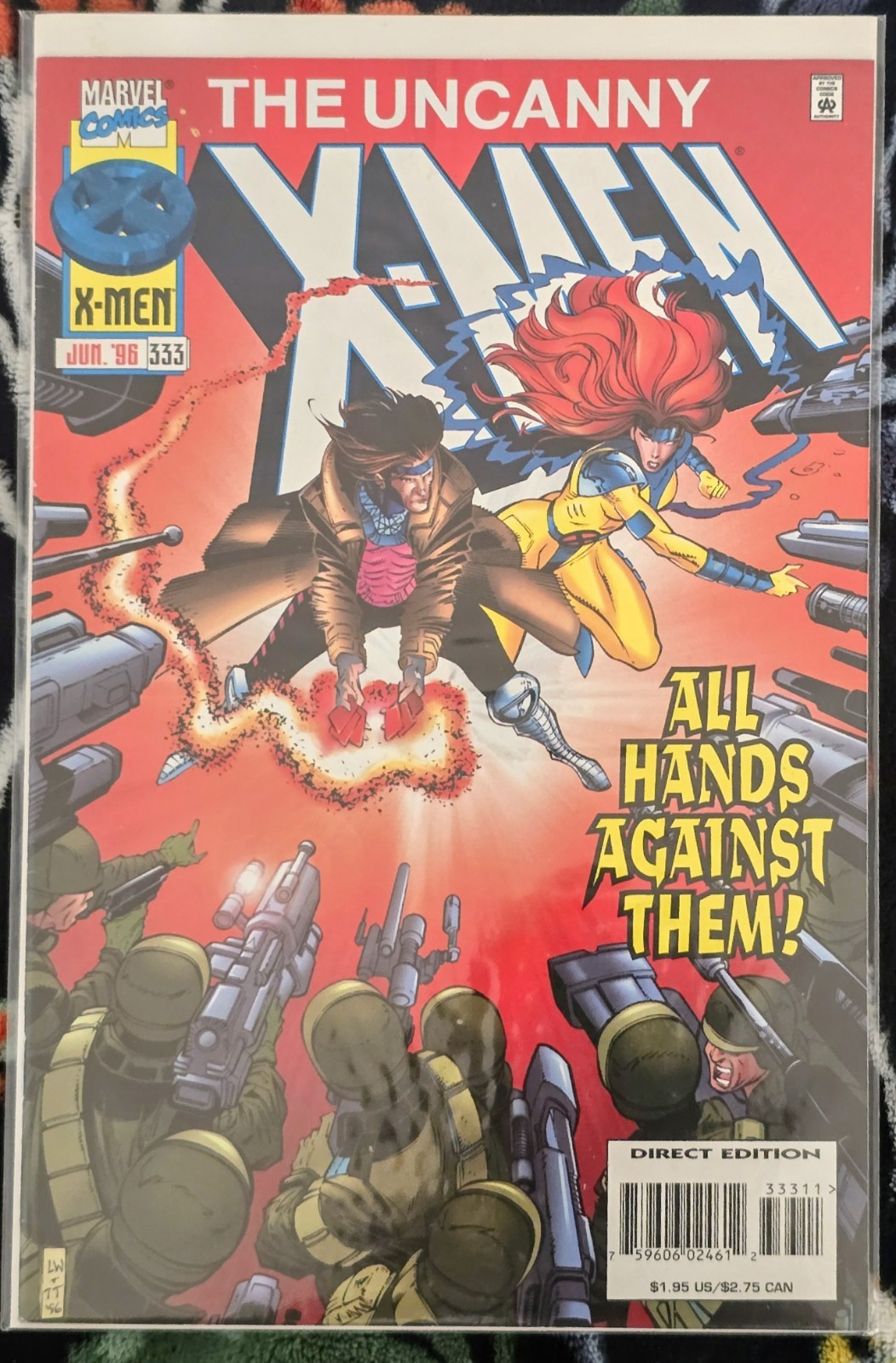 Marvel Uncanny X-Men #333 (1996) Direct Edition - 1st FULL APPEARANCE BASTION Marvel Uncanny X-Men #333 (1996) Direct Edition - 1st FULL APPEARANCE BASTION