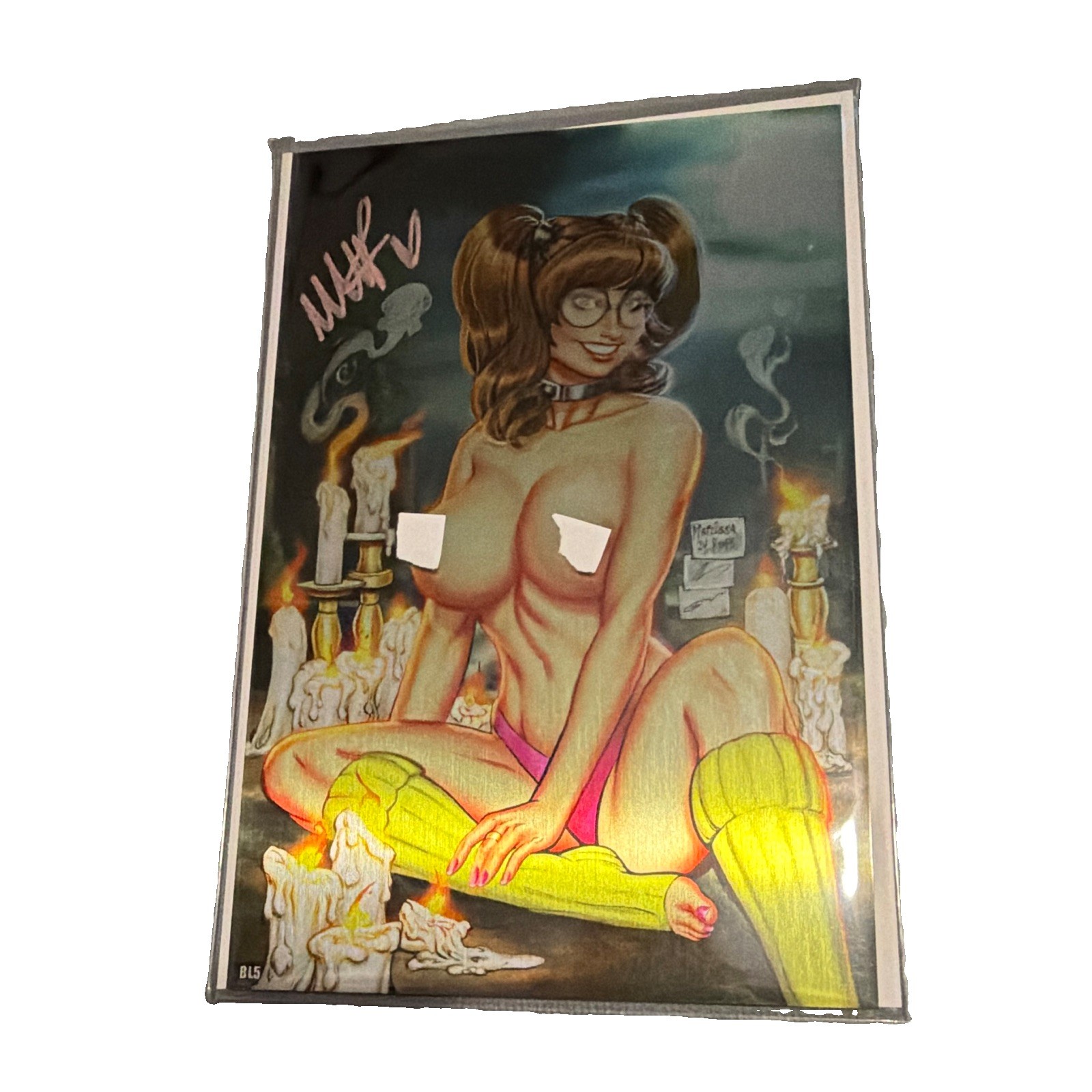 Junkies Inc 1/100 Noti Velma Metal Cover Signed by Melissa Pope W COA Rare HTF