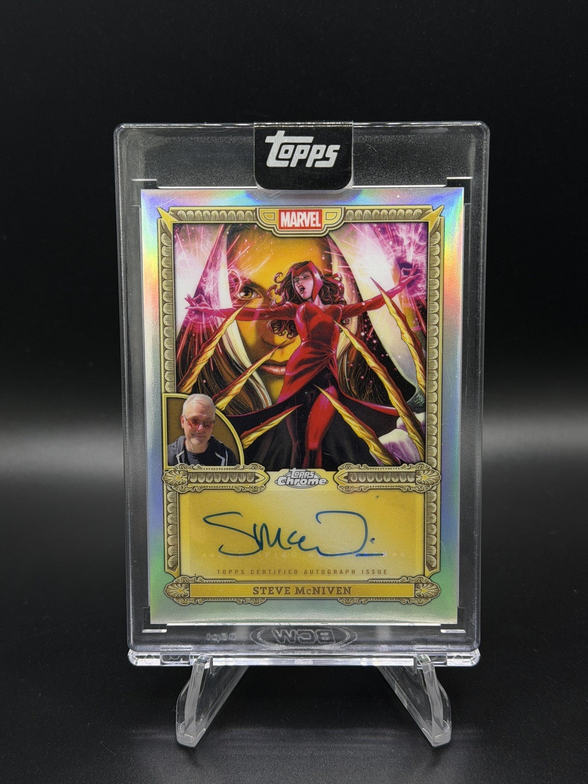 2026 Topps Mint Marvel Steve McNiven Chrome Auto Comic Creators #CA-SM 2026 Topps Mint Marvel Steve McNiven Chrome Auto Comic Creators #CA-SM