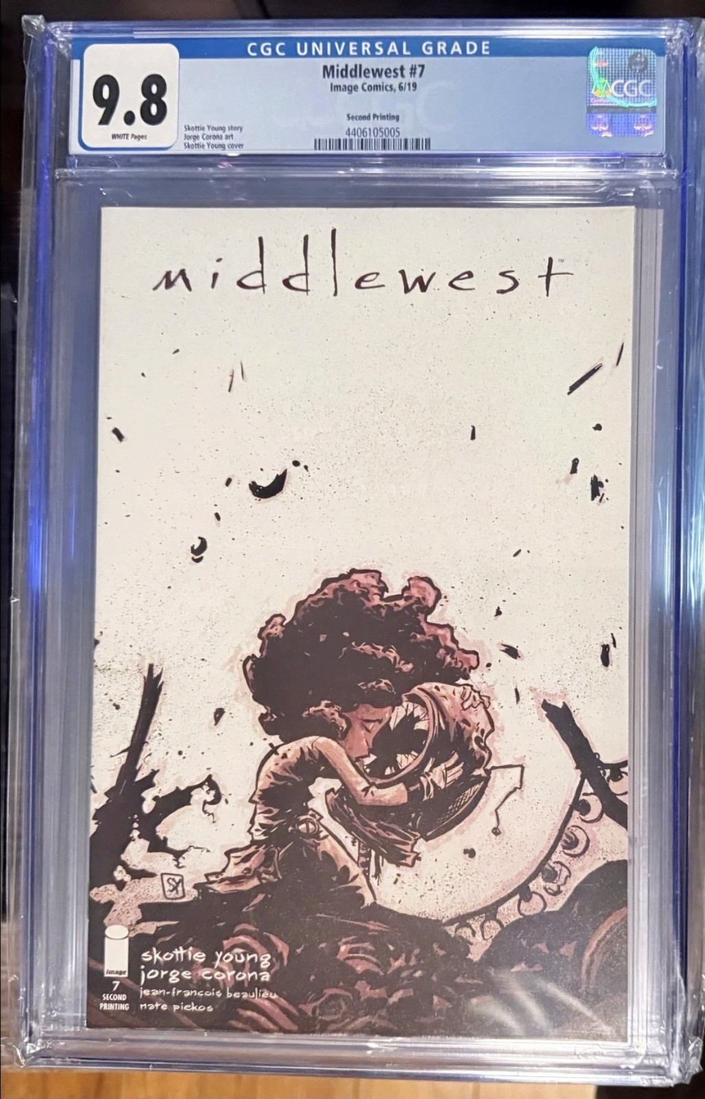 Middlewest #7 CGC 9.8 2ND Print Skottie Young CVR Low Print Low Pop Middlewest #7 CGC 9.8 2ND Print Skottie Young CVR Low Print Low Pop