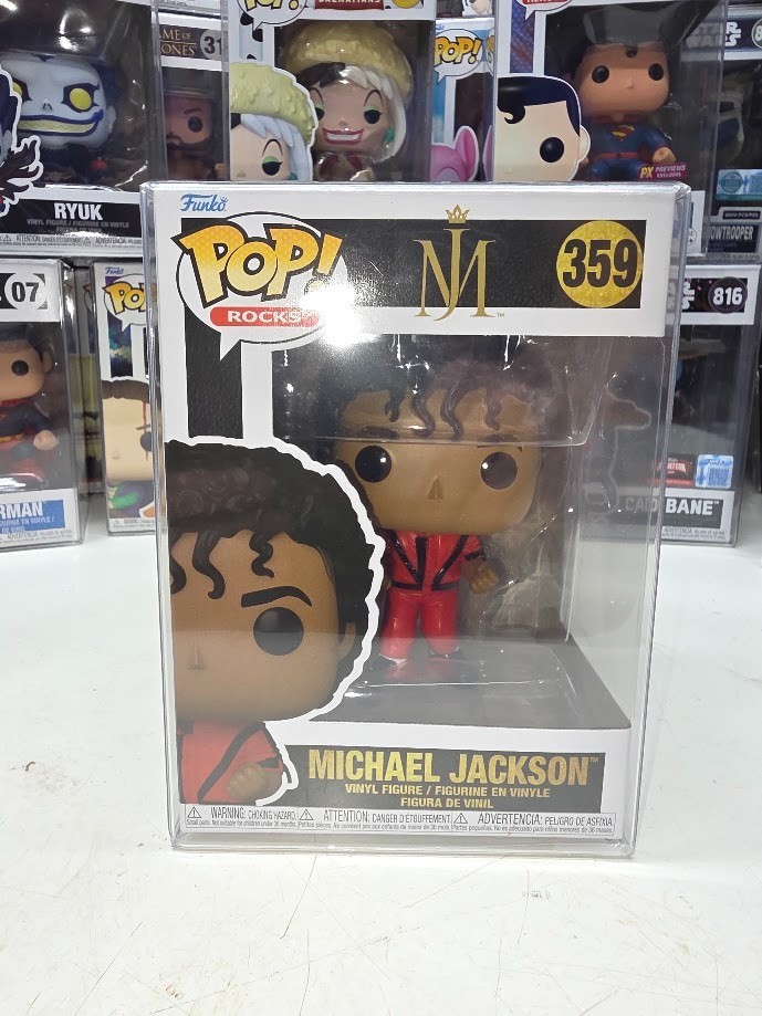 Funko Pop Vinyl: Michael Jackson - Michael Jackson #359 with Pop Protector