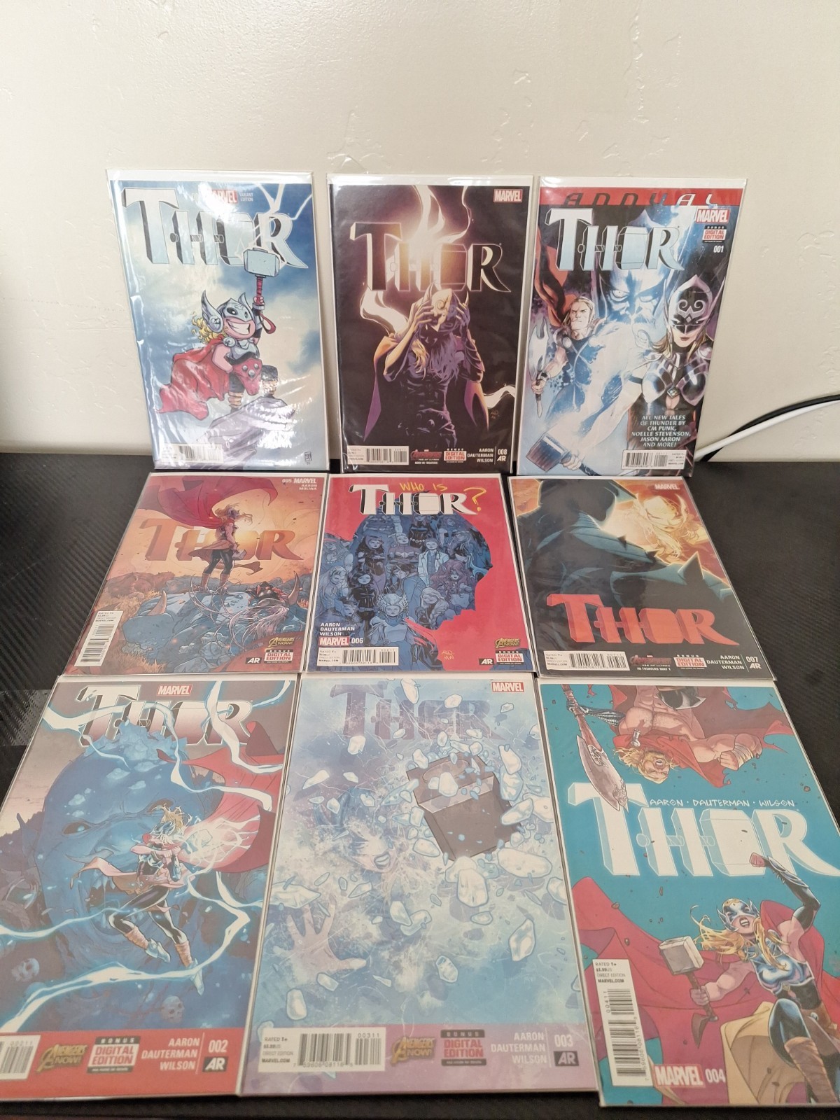 Thor #1-8 Complete Run 2014 Jason Aaron Russell Dauterman 1st Jane Foster