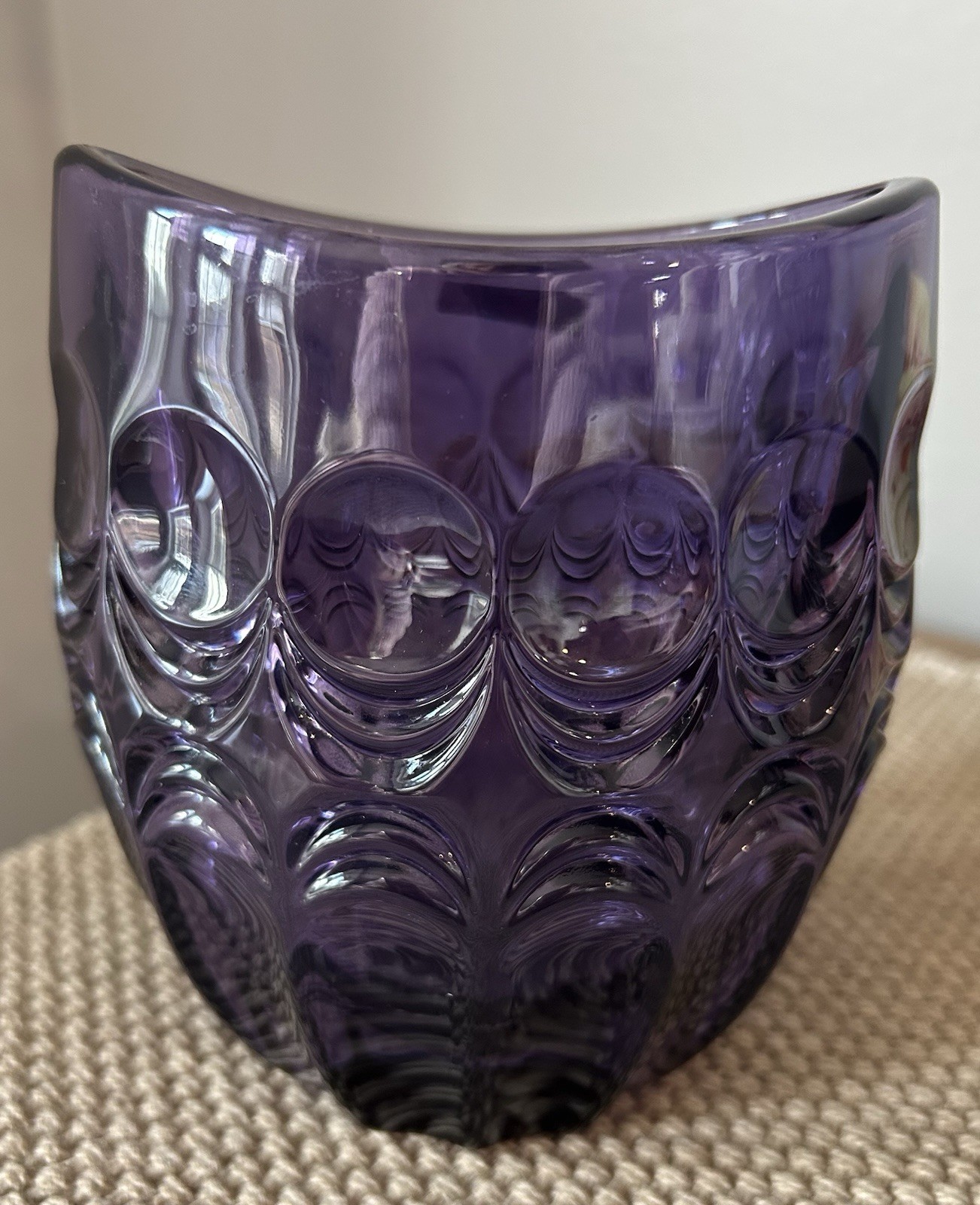 Beautiful Waterford Marquis Primrose Violet Crystal Vase Germany Beautiful Waterford Marquis Primrose Violet Crystal Vase Germany