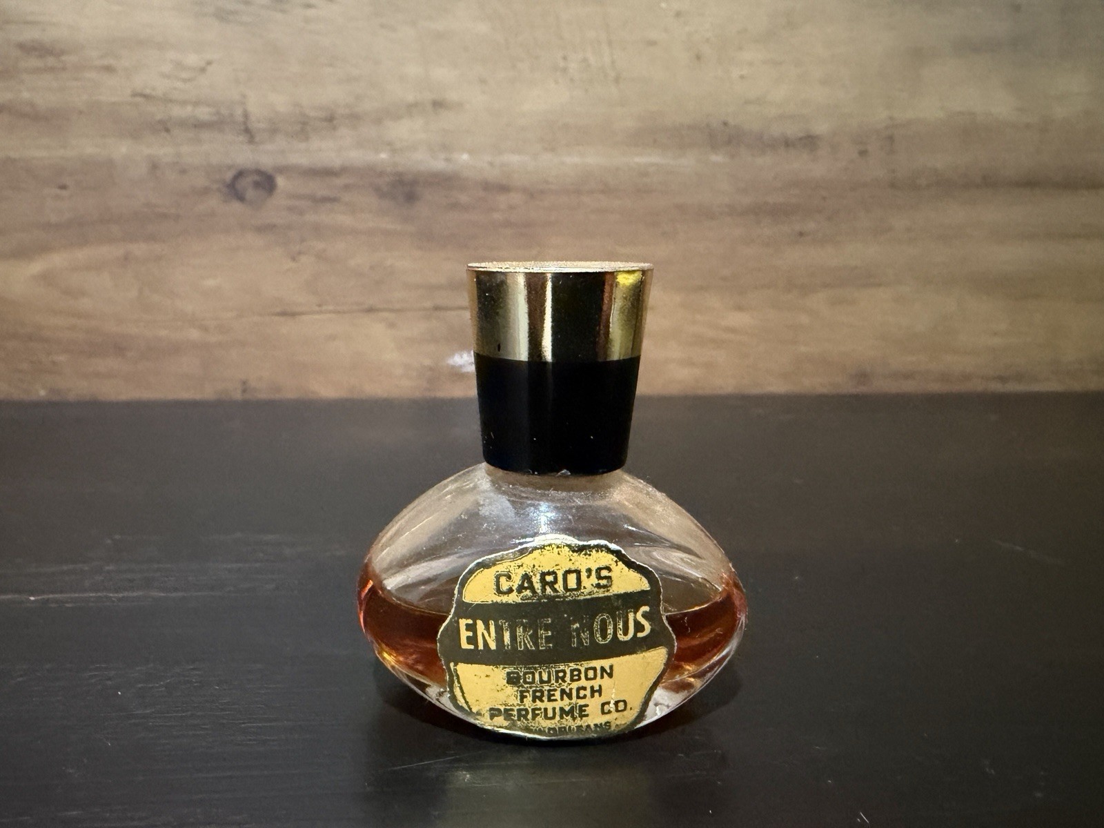 Vintage 1947 Caro’s Entre Nous Perfume Mini Bottle Bourbon French New Orleans Vintage 1947 Caro’s Entre Nous Perfume Mini Bottle Bourbon French New Orleans