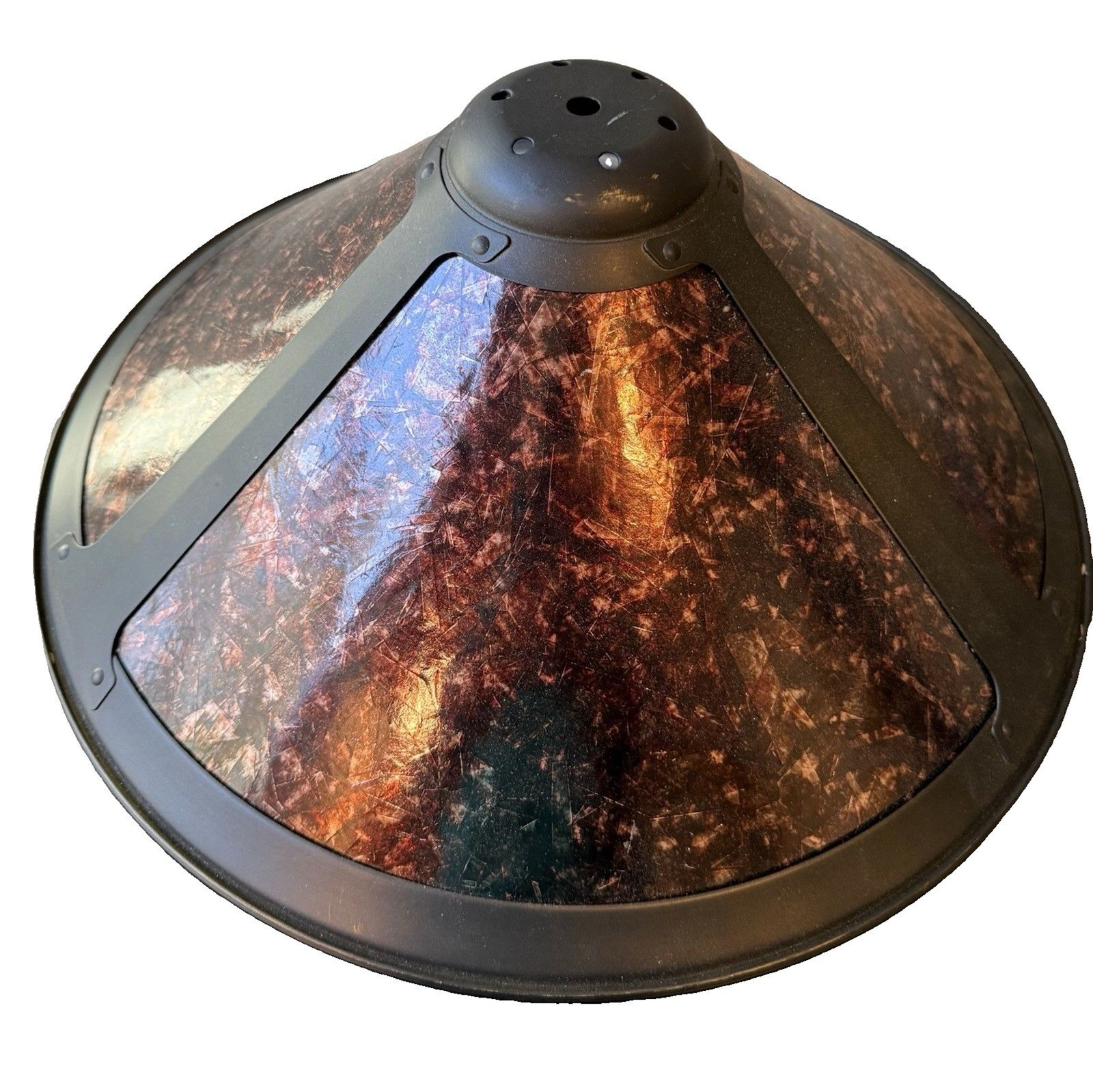 Mica Lamp Light Shade Arts & Crafts Mission Dirk Van Erp Style 17\ Mica Lamp Light Shade Arts & Crafts Mission Dirk Van Erp Style 17\