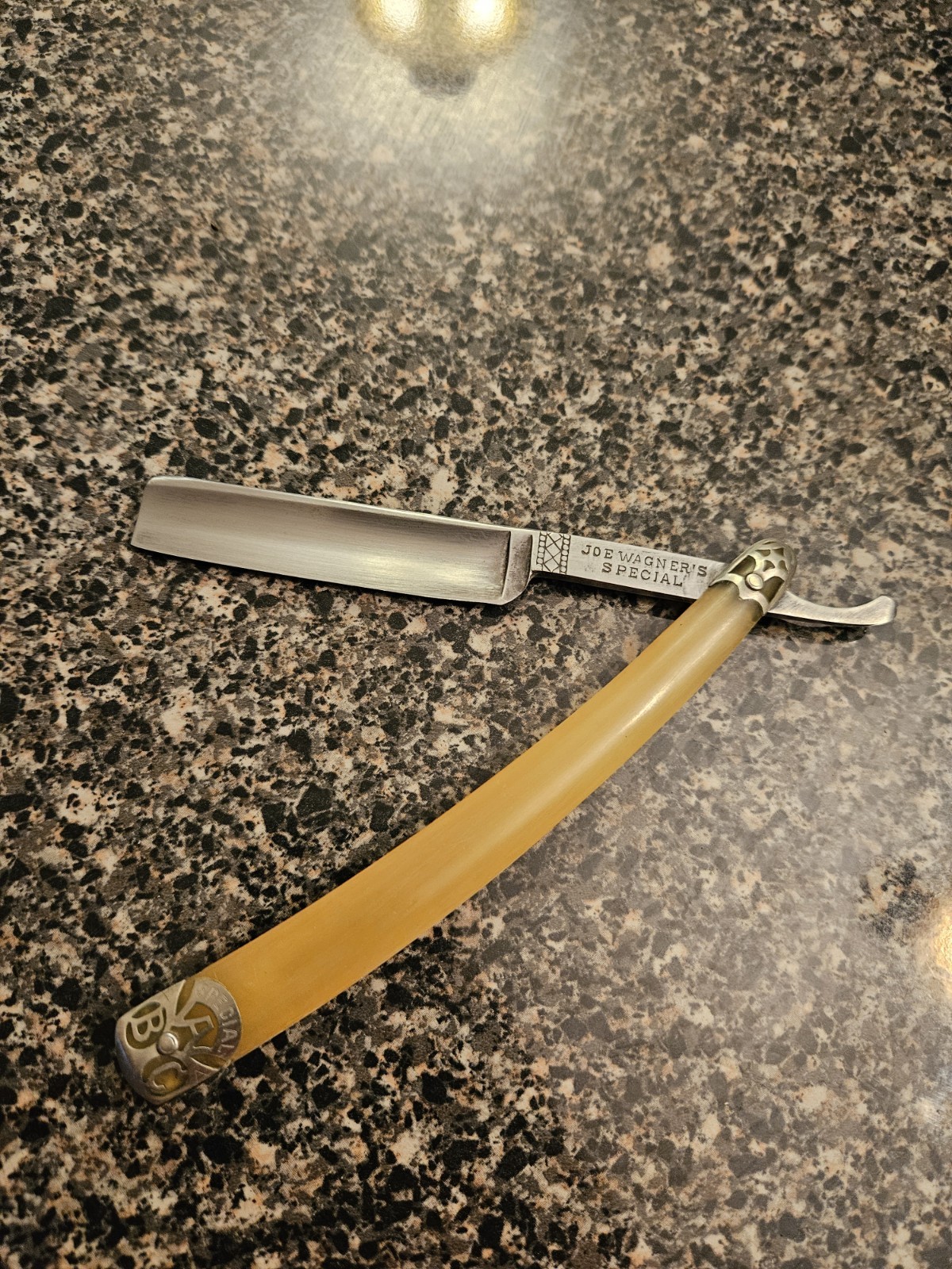 Vintage A B C Barber Supply Joe Wagner\'s Special Straight Razor - Shave Ready