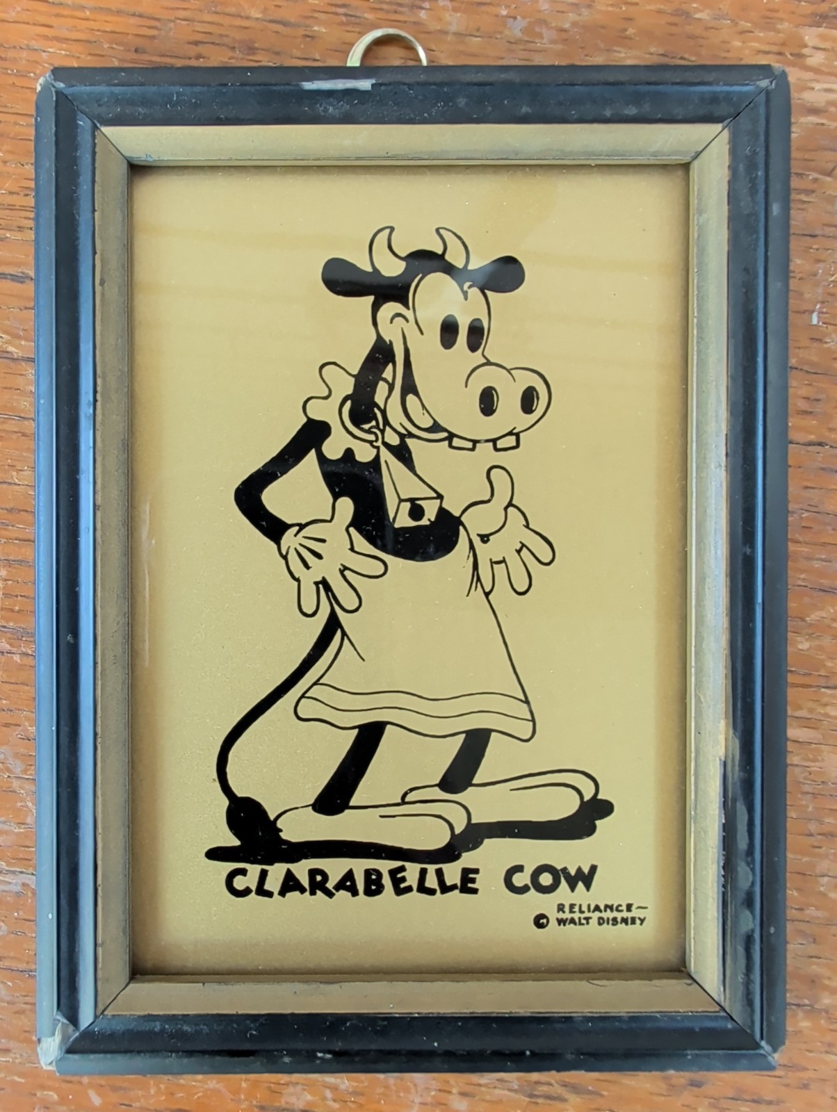 Disney Reliance Picture Clarabelle Cow D-110 Early Walt Disney copyright 1930's Disney Reliance Picture Clarabelle Cow D-110 Early Walt Disney copyright 1930's