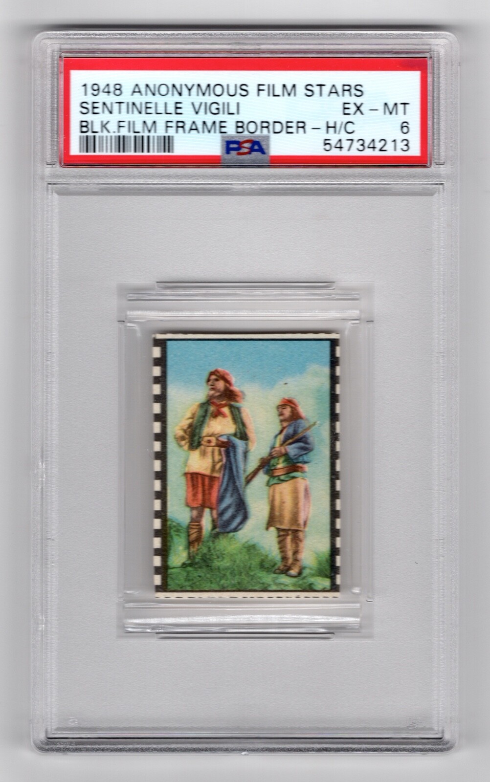 PSA 6 APACHE INDIANS in FORT APACHE 1948 Anonymous Card (2nd Highest Graded)