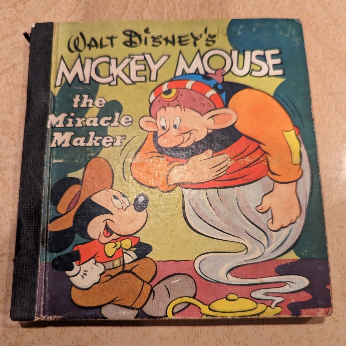 VTG hard to find 1948 Walt Disney\'s Mickey Mouse and The Miracle Maker Book