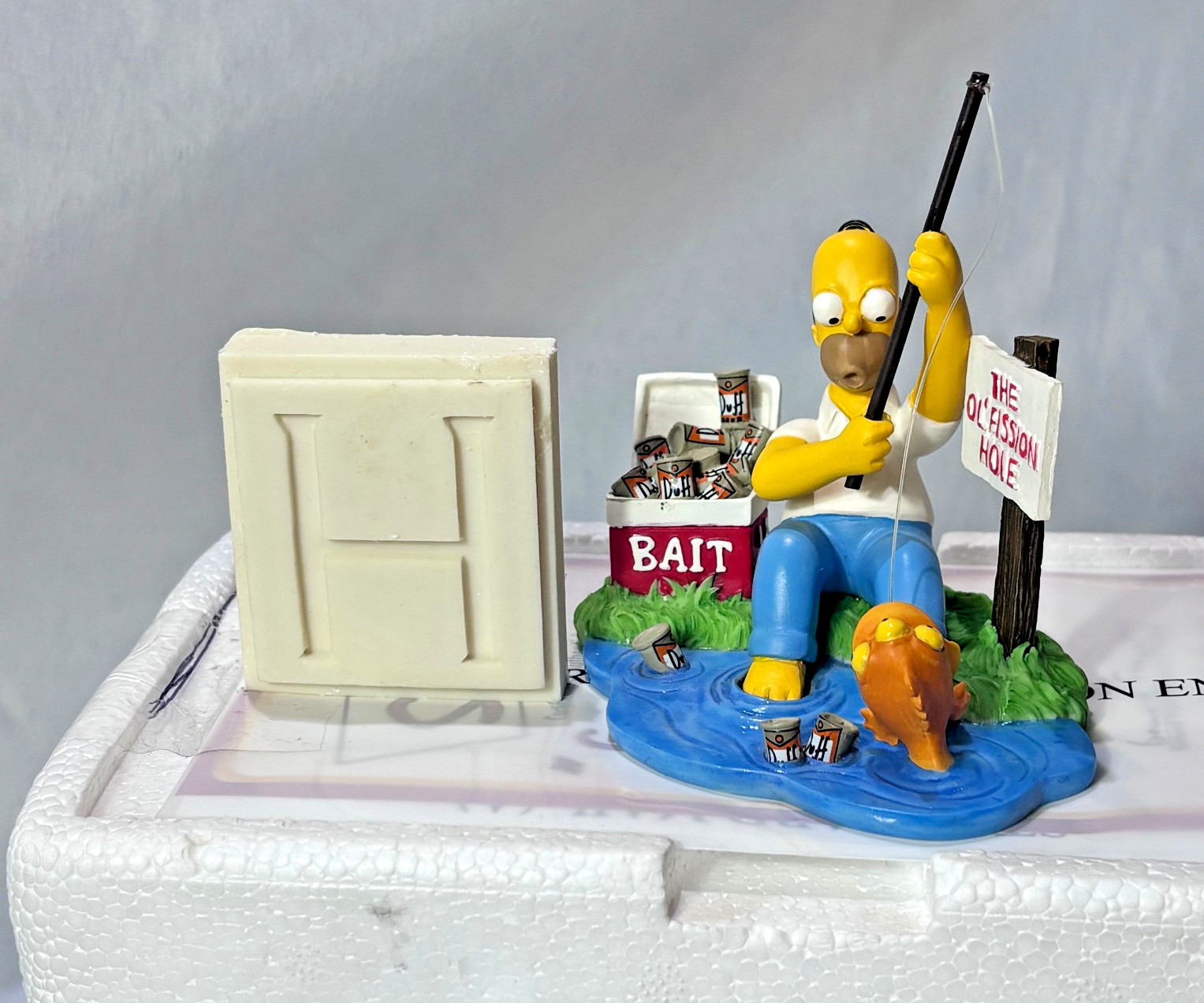 2002 The Simpsons Misadventures Of Homer GONE FISSION #0623B W/ COA 2002 The Simpsons Misadventures Of Homer GONE FISSION #0623B W/ COA