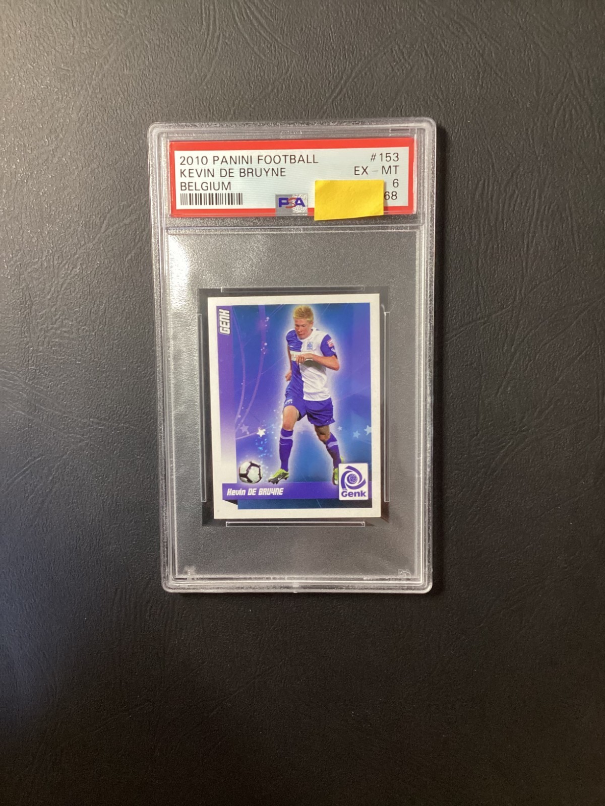 PANINI KEVIN DE BRUYNE ROOKIE 153 FOOTBALL STICKER 2010 2011 PSA 6 EX-MT RARE PANINI KEVIN DE BRUYNE ROOKIE 153 FOOTBALL STICKER 2010 2011 PSA 6 EX-MT RARE