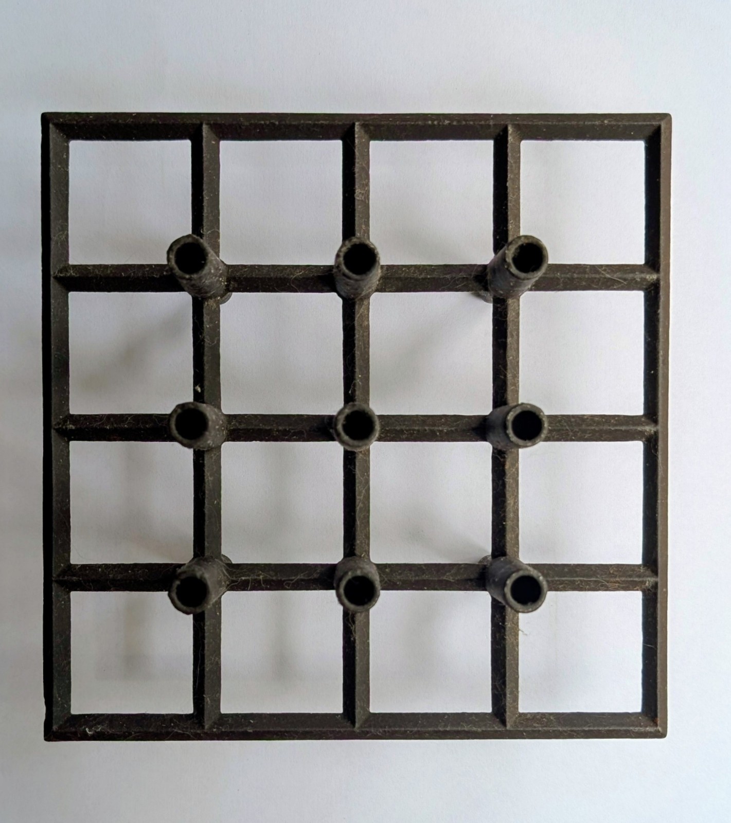Rare Vintage DANSK Jens Quistgaard Danish Modern Iron Trivet Candelabra Rare Vintage DANSK Jens Quistgaard Danish Modern Iron Trivet Candelabra