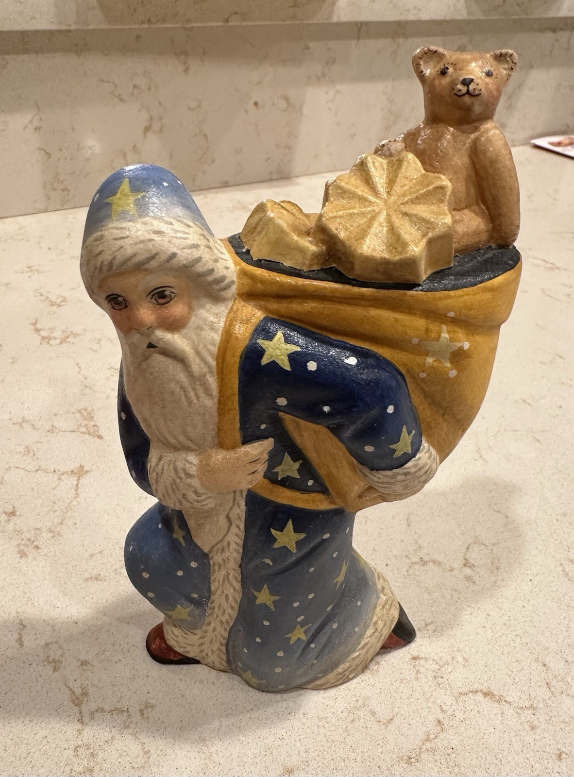 Vaillancourt Folk Art 1999 Starlight Father Christmas #1458 Santa