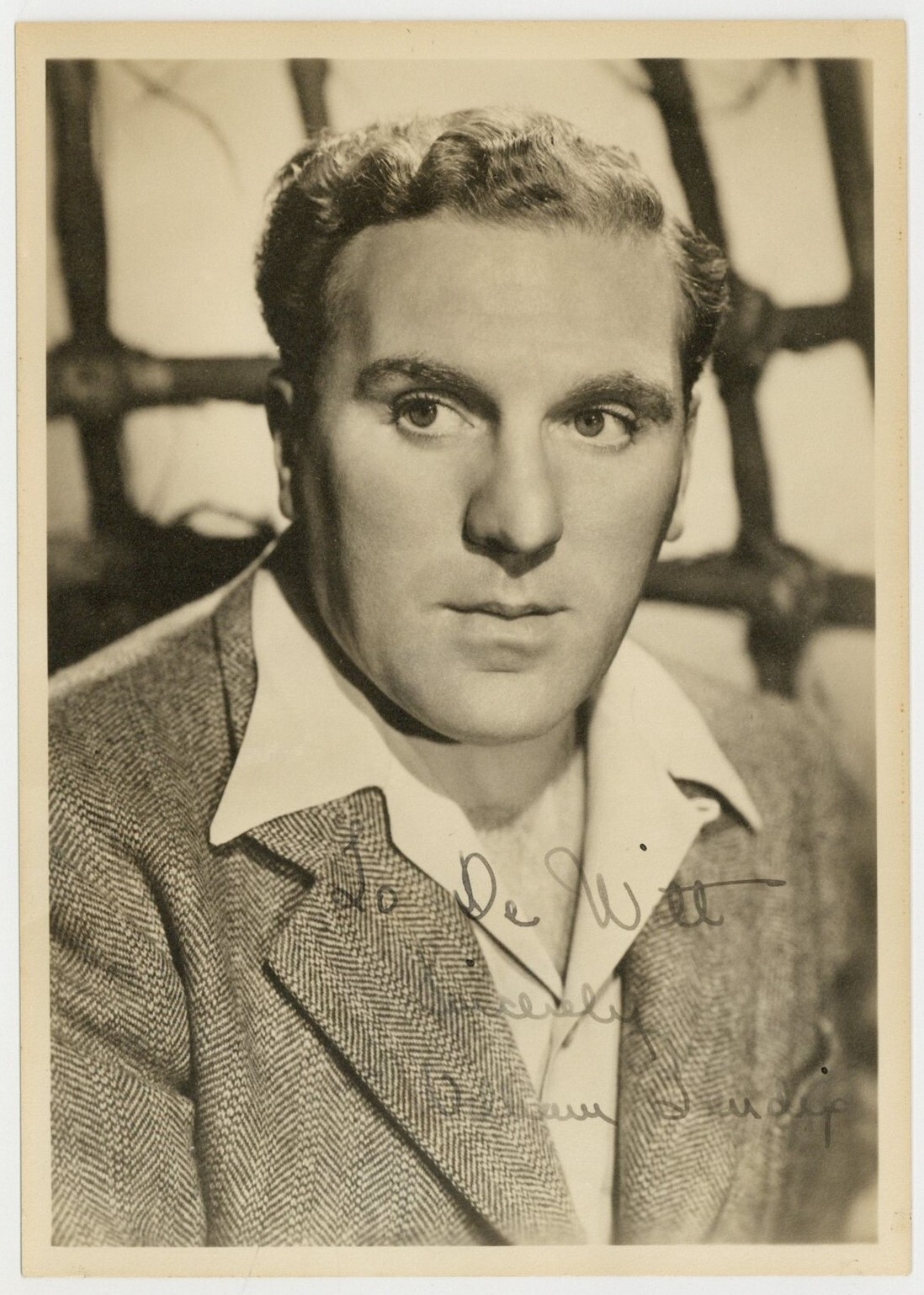 William Bendix 1943 Signed 5x7 American Character Actor Photo Portrait J14278 William Bendix 1943 Signed 5x7 American Character Actor Photo Portrait J14278