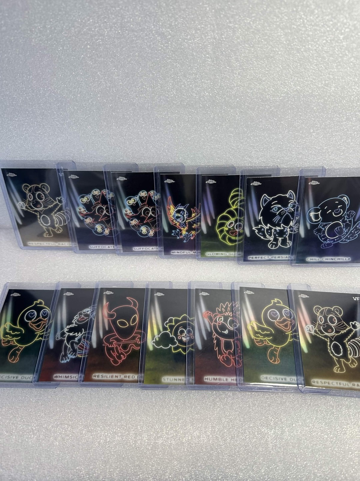 2026 Topps VeeFriends Neon Lights Lot (14 Cards)