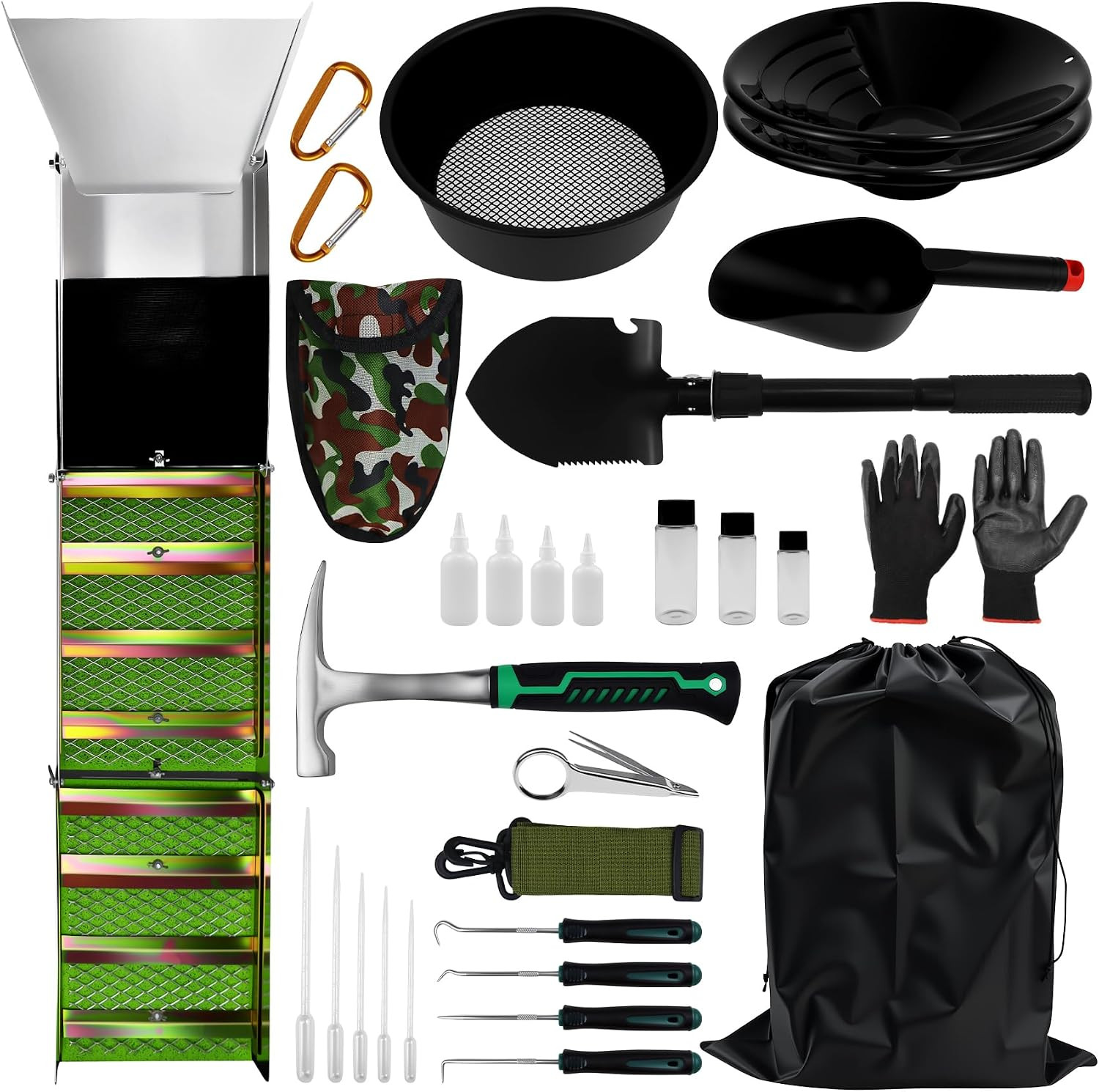Complete Gold Panning Kits with 50 Complete Gold Panning Kits with 50