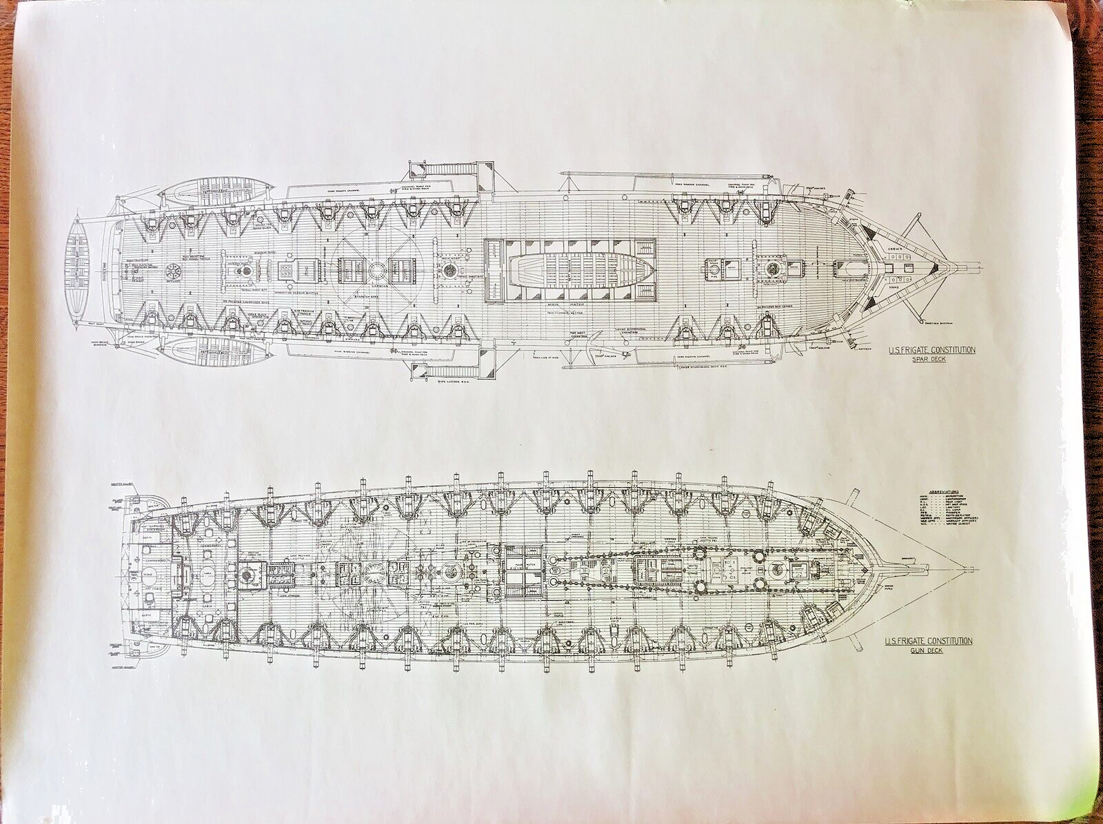 US Frigate Spar & Gun Decks – 21.5\