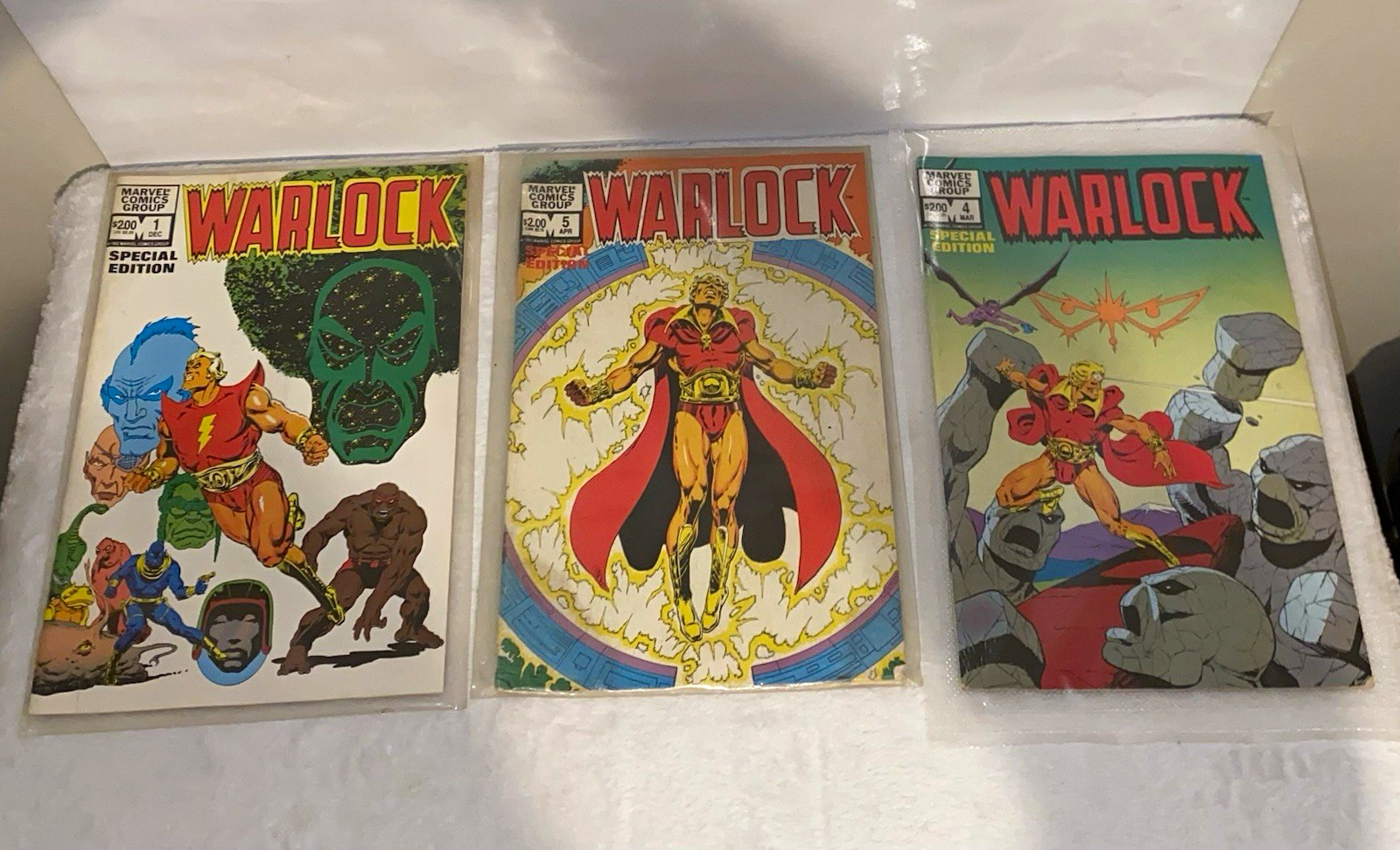Marvel Comics Group Warlock Special Edition Lot of 3 Bronze Age Color Comics