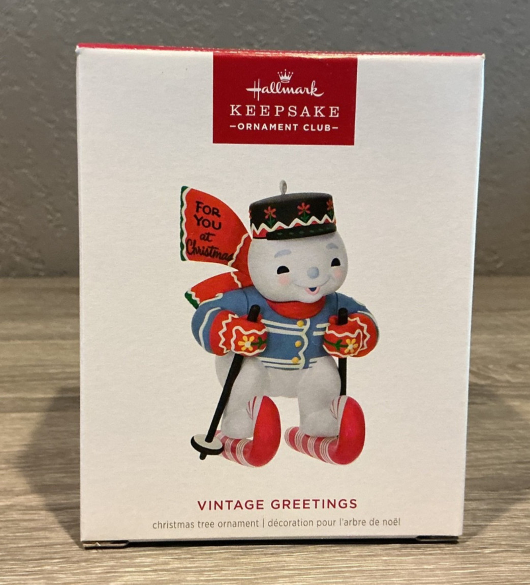 2025 Hallmark Member Exclusive Vintage Greetings #2 in Series KOC Ornament 2025 Hallmark Member Exclusive Vintage Greetings #2 in Series KOC Ornament