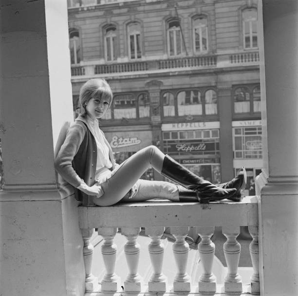 British actress Gabriella Licudi in London UK 29th April 1964 Old Photo
