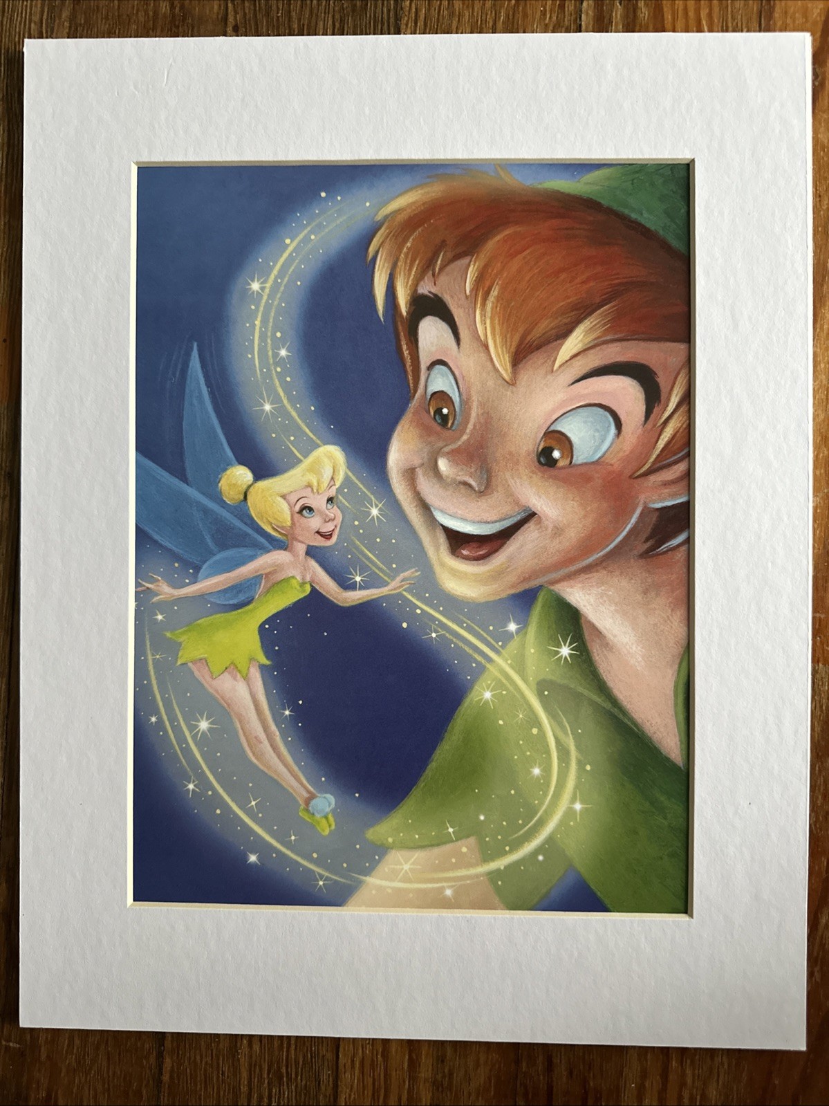 2007 Disney/USPS Stamp Art”Tinker Bell and Peter Pan - A Touch of Magic