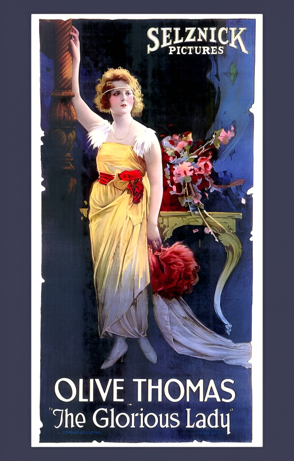 OLIVE THOMAS in The Glorious Lady - 1919 Movie Poster - Print