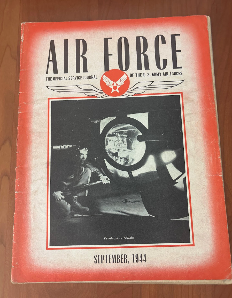FREE SHIP September 1944 Air Force The Official Service of The U.S. Army
