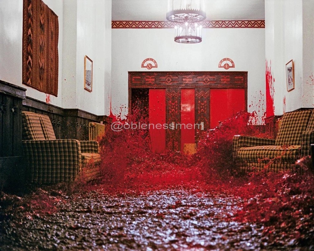8x10 THE SHINING GLOSSY PHOTO elevator at the overlook hotel photograph print