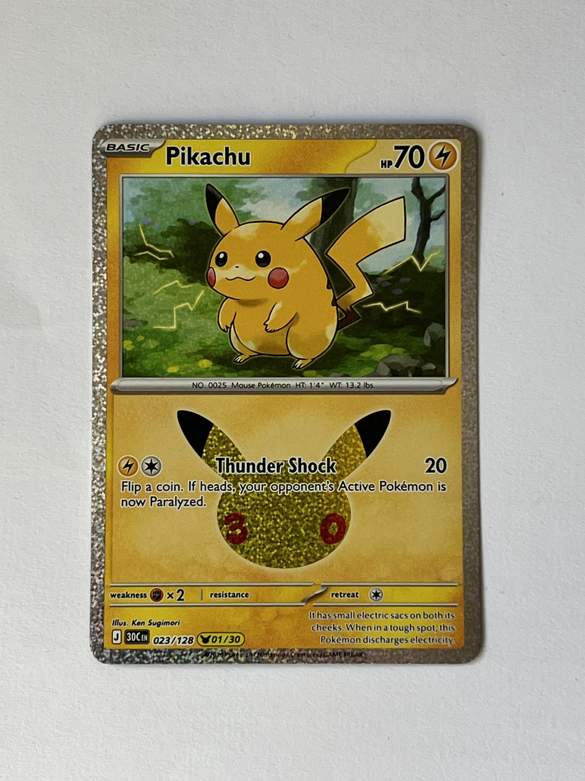 Pikachu rare\'s from 30th celebrations