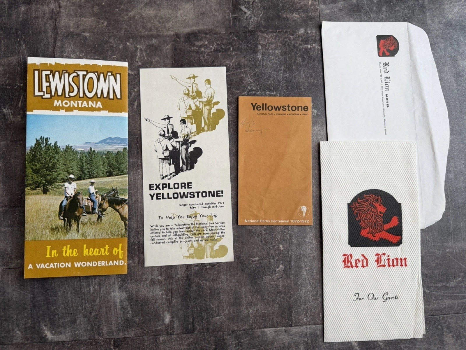 Vintage 1970s Big Sky Lewiston Montana Travel ~Yellowstone ~ Missoula Red Lion Vintage 1970s Big Sky Lewiston Montana Travel ~Yellowstone ~ Missoula Red Lion