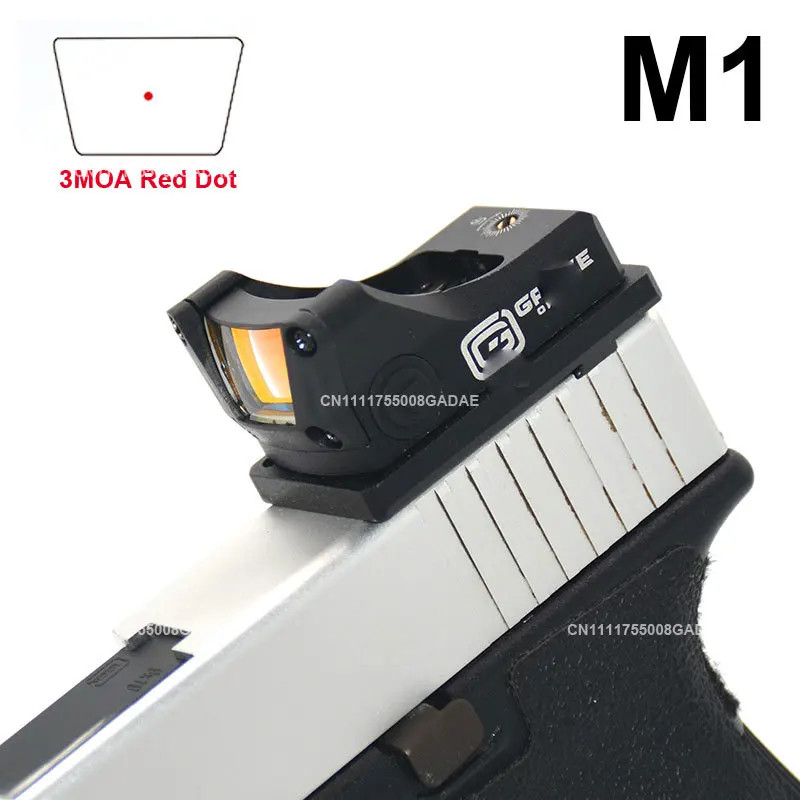 GRACE M1/M2 Topless Red Dot 3MOA G17 G19 1913 Mount