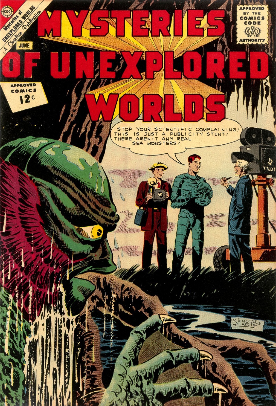 Mysteries Of Unexplored Worlds #30 Photocopy Comic Book Mysteries Of Unexplored Worlds #30 Photocopy Comic Book