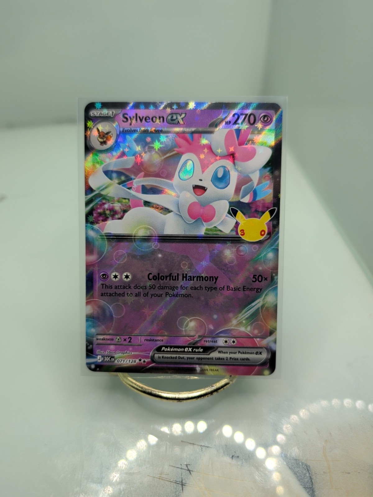 Pokemon TCG 30th Celebration Sylveon EX 071/128