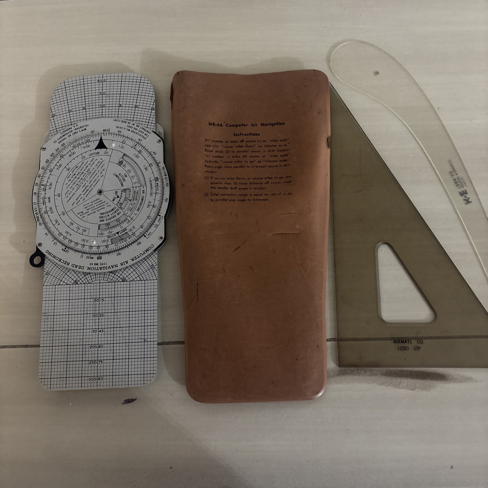 USAF MB-4A Computer Air Navigation With Case