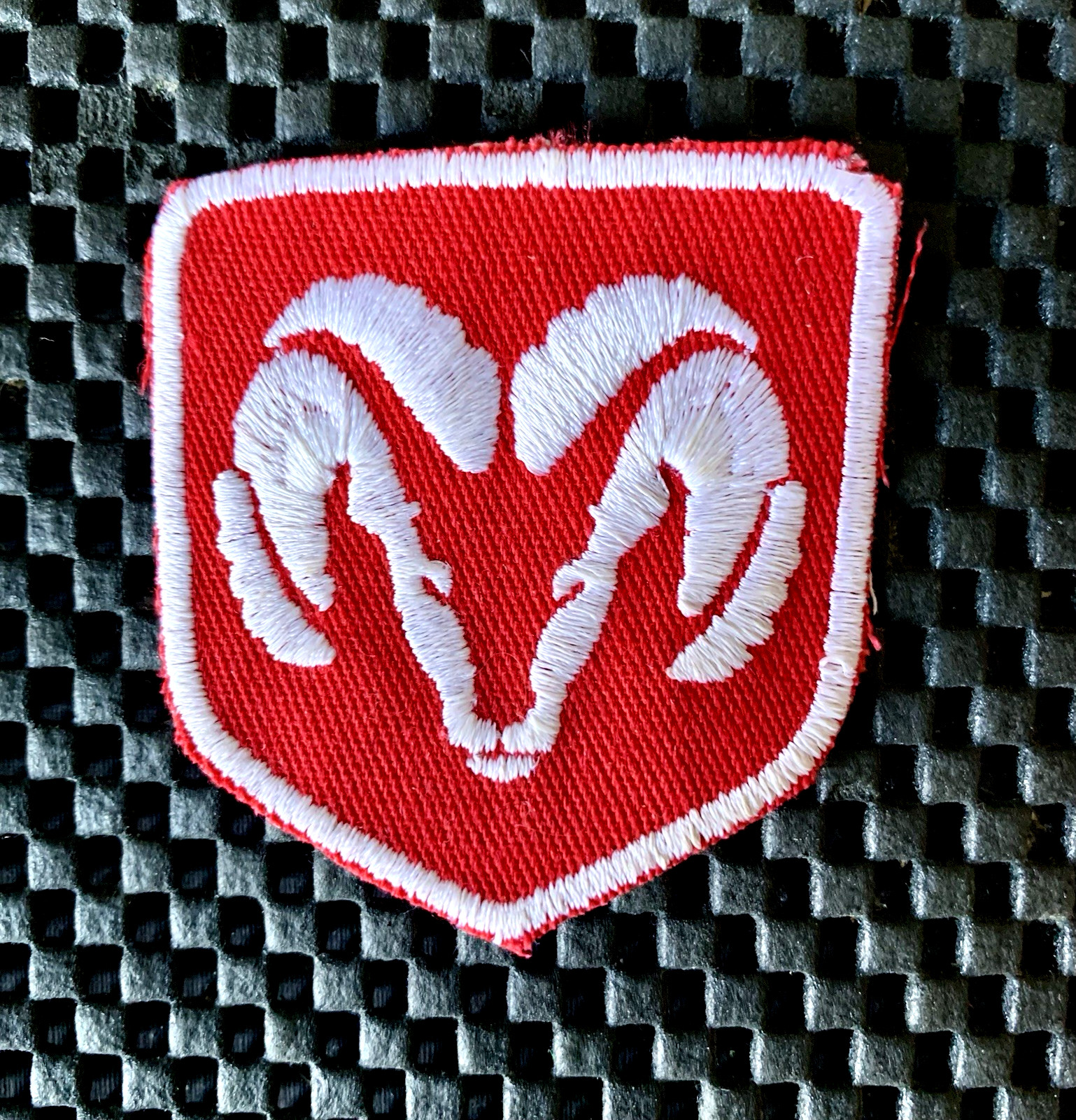 DODGE RAM EMBROIDERED SEW ON ONLY PATCH PICK UP TRUCKS 2 1/4\