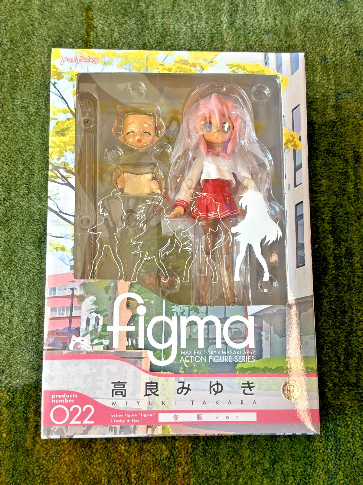 Figma 022 Lucky Star  Miyuki Takara Winter Uniform Ver. Figure Max Factory Anime