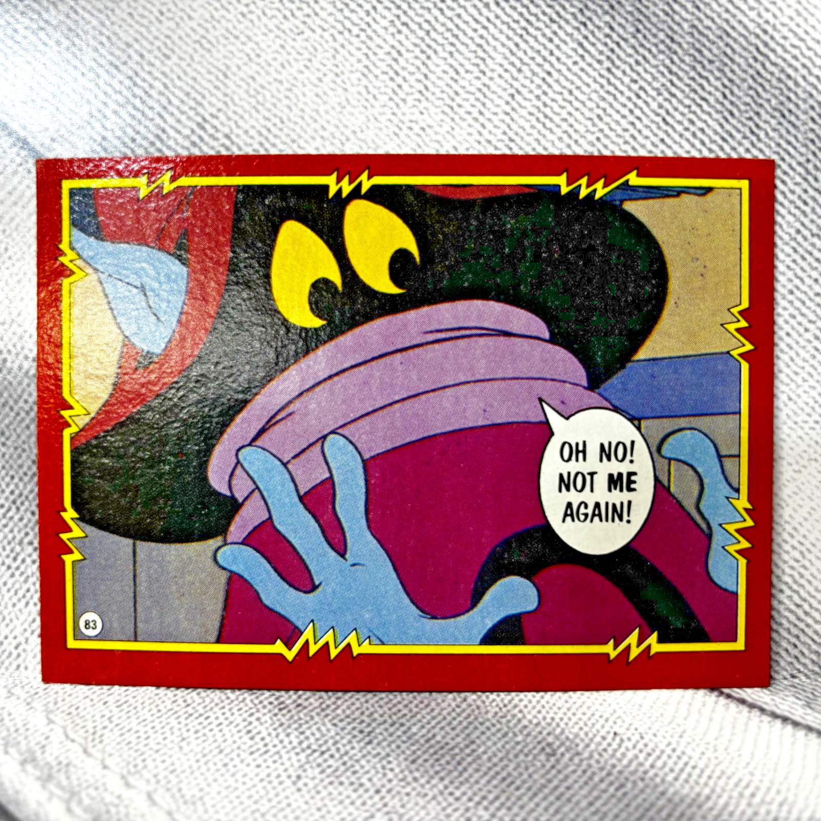 1984 Topps Masters of the Universe He-Man Orko Oh No Not Me Again #83 1984 Topps Masters of the Universe He-Man Orko Oh No Not Me Again #83