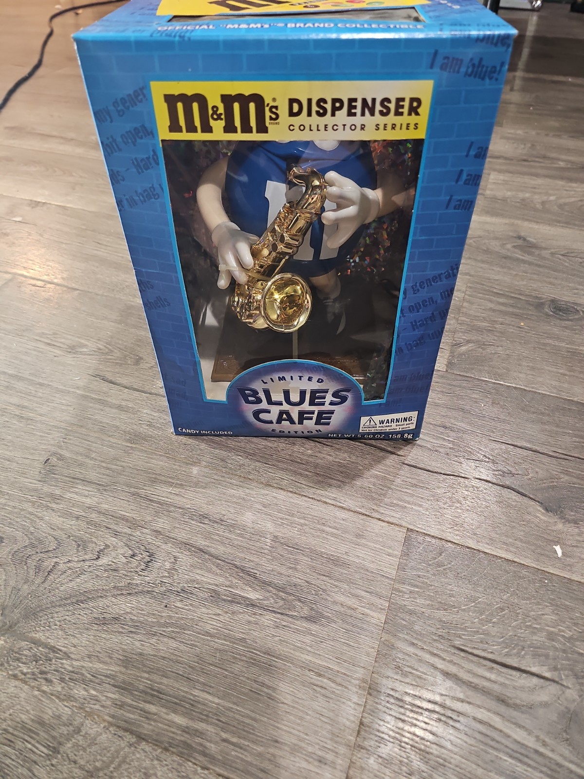 official M&M\'s Blues Cafe Limited Edition Candy Dispenser 