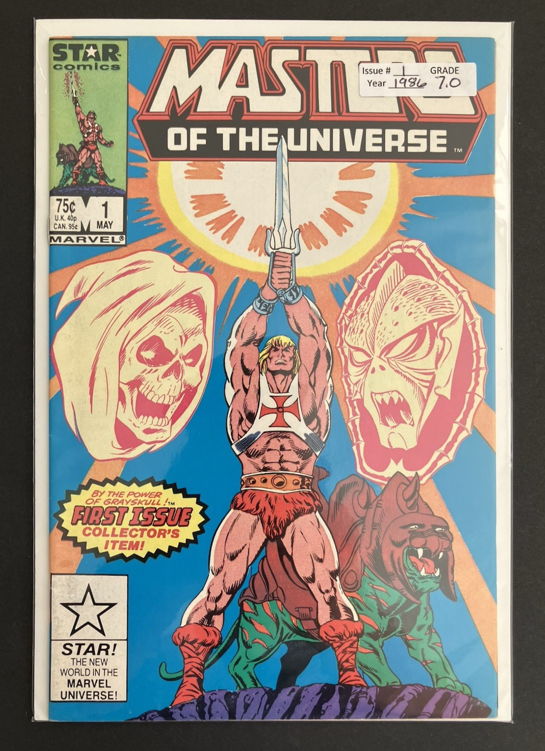 Masters of the Universe 1 FN/VF 7.0 NICE 1986 Star - Marvel Comics Masters of the Universe 1 FN/VF 7.0 NICE 1986 Star - Marvel Comics