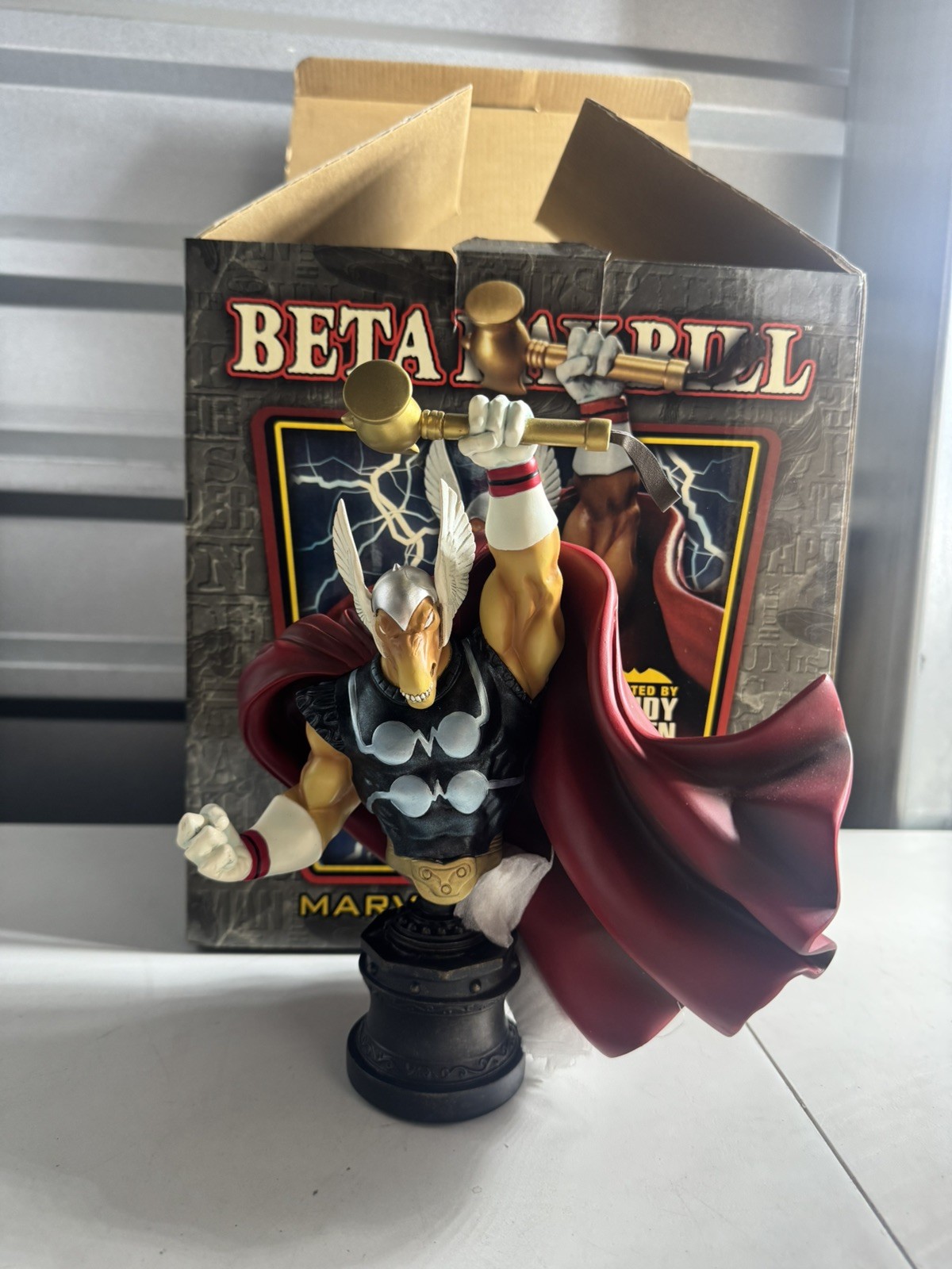 Bowen Designs Beta Ray Bill Mini Bust #/2000 MINT NEVER DISPLAYED Bowen Designs Beta Ray Bill Mini Bust #/2000 MINT NEVER DISPLAYED