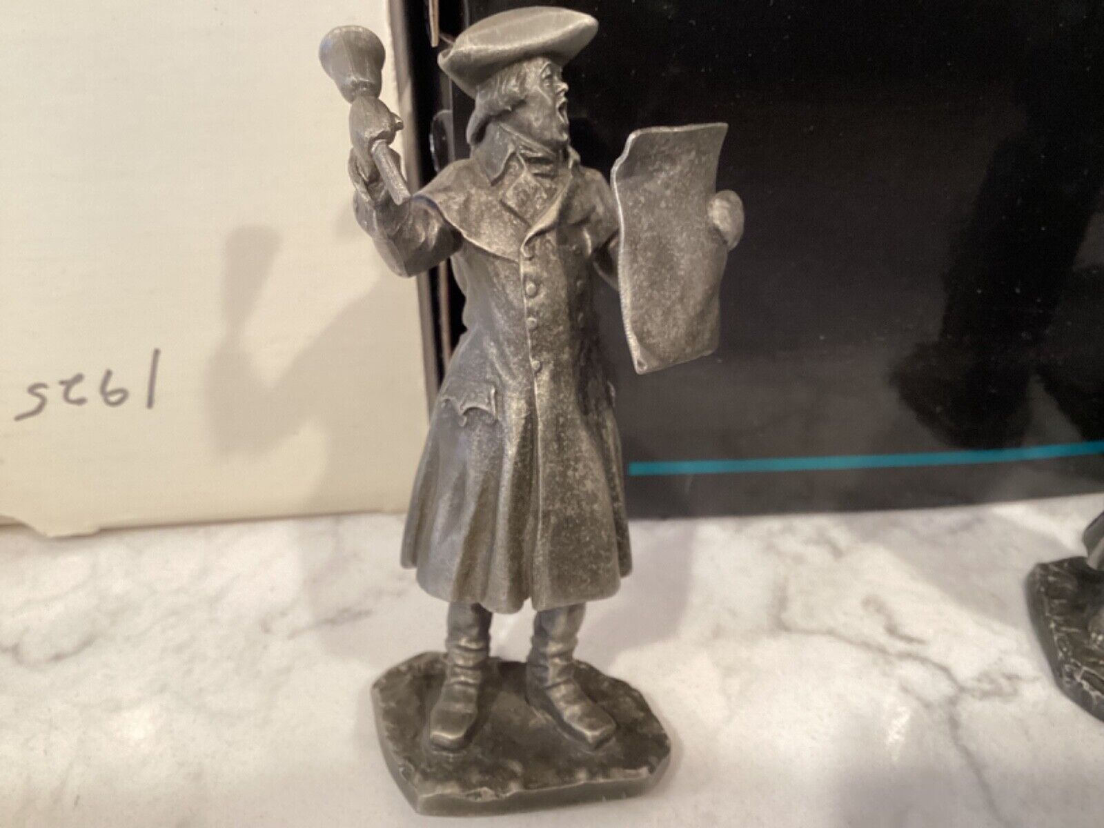 American Sculpture Society Fine Pewter - THE TOWN CRIER figure