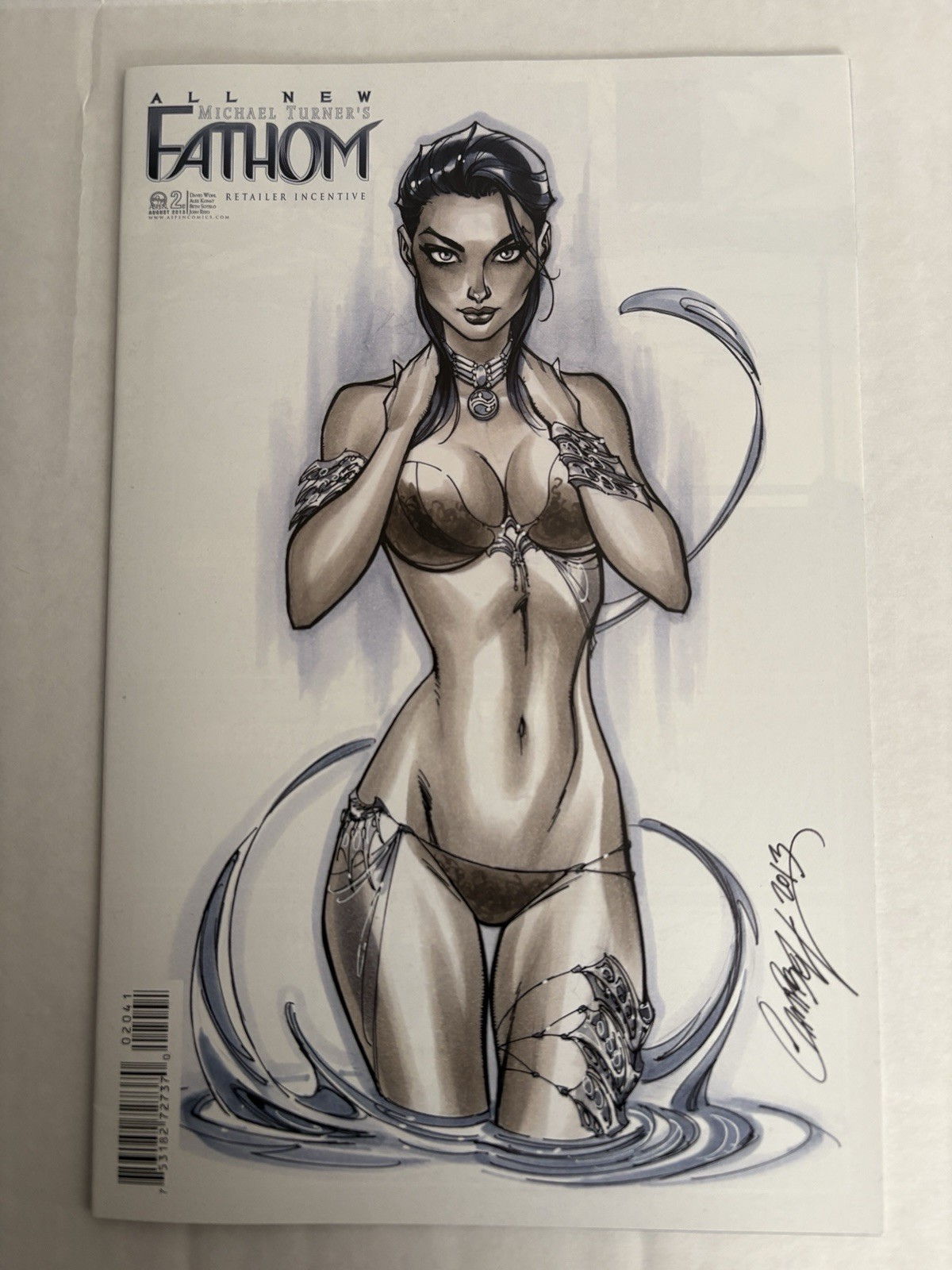 MICHAEL TURNERS FATHOM V5 #2 | J. SCOTT CAMPBELL RETAILER INCENTIVE RARE 🔥 MICHAEL TURNERS FATHOM V5 #2 | J. SCOTT CAMPBELL RETAILER INCENTIVE RARE 🔥