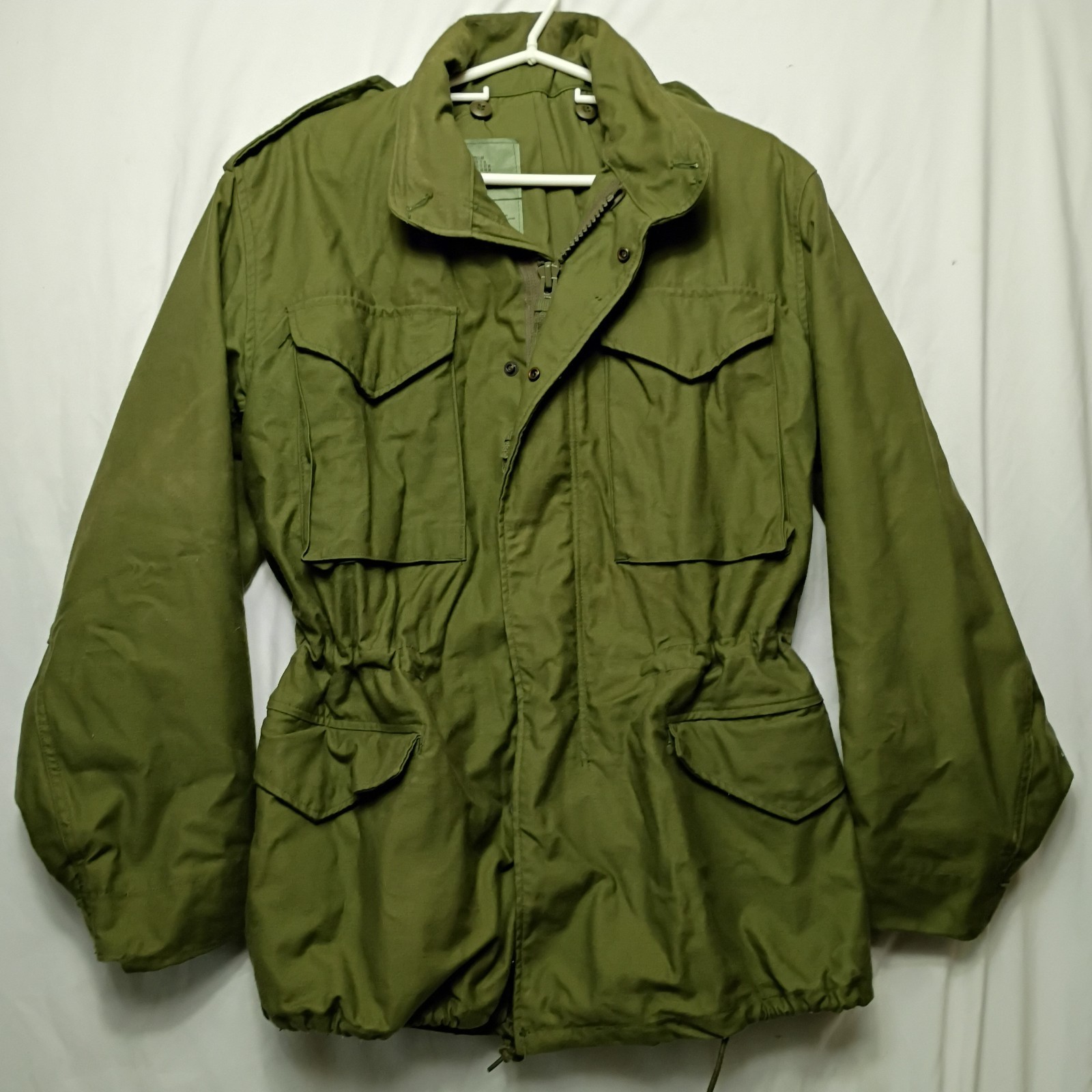 Vintage 80s M-65 OG-107 Cold Weather Field Jacket Coat Small Regular