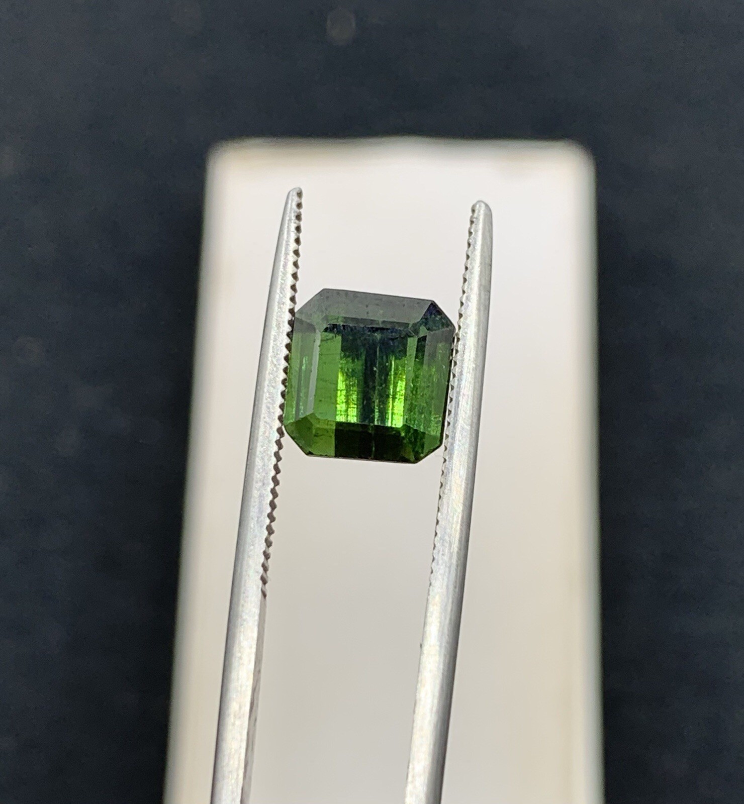 2.30 Cts Dark Green Tourmaline Gemstone From Afghanistan.