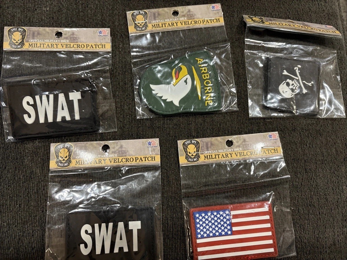Spec Ops Field Unit Military  Patch Lot Of 5￼