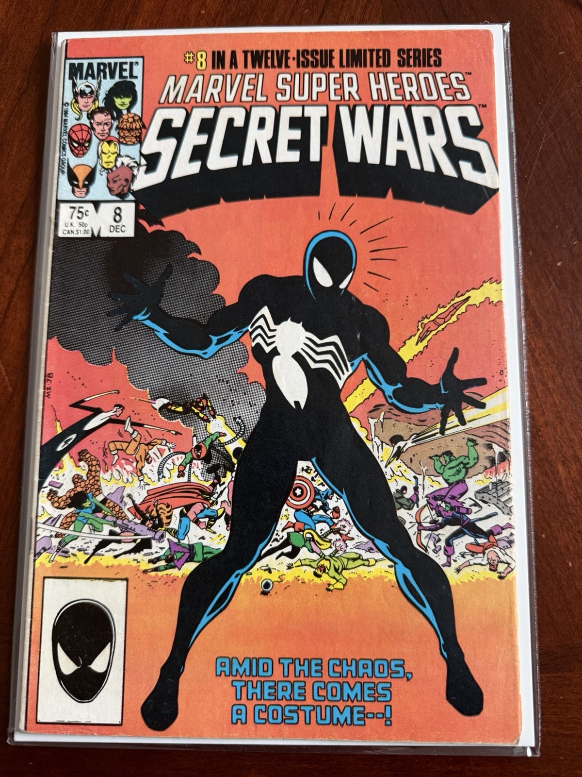 Marvel Super Heroes Secret Wars #8 Spider-Man Symbiote, Plus #1 Error, #7, #10 Marvel Super Heroes Secret Wars #8 Spider-Man Symbiote, Plus #1 Error, #7, #10